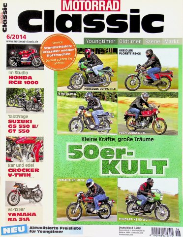 Deckblatt Motorrad Classic (06/2014)